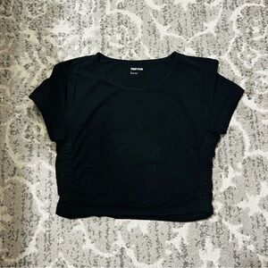 TNA Women's Black Crop Top